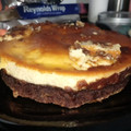 El cooksnap de Yanina Rodriguez cuando hizo Chocoflan (brownie-flan).