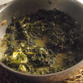 El cooksnap de María Isabel cuando hizo Tortilla de acelgas a la menta.