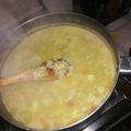 El cooksnap de Alejandro Saavedra cuando hizo Arvejitas partidas con arroz.