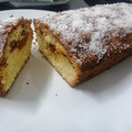 El cooksnap de Teffa cuando hizo Budín de coco relleno de dulce de leche.