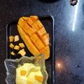 Safa Ahmed's cooksnap of when they made Yummy Mango Ice cream.
