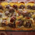 El cooksnap de Lorena Cordoba Tombesi cuando hizo Albóndigas con papas gratinadas.... 😋👌.
