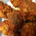 Lauren's cooksnap of when they made Bubbas' Meatballs.