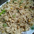 Saima Sameer Ali's cooksnap of when they made Chana pulao.