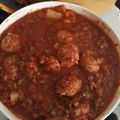 El cooksnap de Juan Nicolau cuando hizo Polenta con salsa bolognesa.