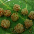 Cooksnap dari 🌻niabundaalif.blogspot.com untuk resep Mpasi 9+ "Cheese Rice Ball"