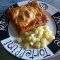 El cooksnap de amparo.1982 cuando hizo Salmón en hojaldre.