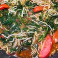Cooksnap dari DW (Dapoer Wija) untuk resep Tumis Kangkung Taoge - Terasi