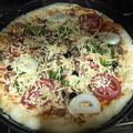 صورة من al3uooon، شاركها بعد تجربة وصفة بيتزا بالنقانق 🍕🍕
