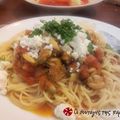 Cooksnap από kalamaraki στη συνταγή Μύδια σαγανάκι με κόκκινη σάλτσα