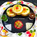 Mamta Pandya's cooksnap of when they made ફરાળી દાબેલી.