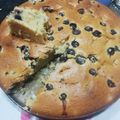 El cooksnap de Carlita Atenas cuando hizo Queque de arándanos.