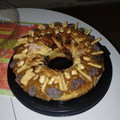 El cooksnap de David Sosa cuando hizo Rosca de Pascua rellena de chocolate.