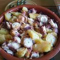 El cooksnap de Chusmi cuando hizo Pulpo a la gallega.