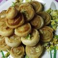 Nausheen Perween's cooksnap of when they made Potato surprise / Samosa pinwheels #Monsoon.