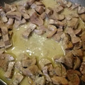 El cooksnap de Alicia Vicente Iglesias cuando hizo Riñoncitos con salchichas a la crema.