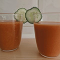 El cooksnap de Lorraine Sánchez cuando hizo Gazpacho Andaluz.