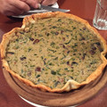 El cooksnap de silvanaleone_72 cuando hizo Tarta de puerros y portobelos con masa de vino.