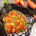 Lovely Agrawal का कुकस्नैप जब उन्होंने गाजर मटर बीन्स की सब्जी (gajar matar beans ki sabzi recipe in Hindi) बनाया था।