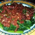 Cooksnap dari Tina Zaini untuk resep Rujak kangkung