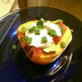jyoung1873's cooksnap of when they made Skinny Taco Stuffed Peppers.
