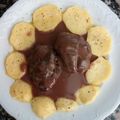 El cooksnap de Jesús Cano cuando hizo Carrilleras de cerdo guisadas al vino tinto.