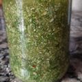 El cooksnap de Cecilia Acosta cuando hizo Pesto de albahaca.