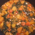 El cooksnap de Silvia cuando hizo Alubias con calabaza.