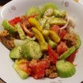 Cooksnap από Δέσποινα Καρπούζα στη συνταγή Αγγουροντομάτα για βουτιές