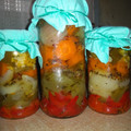 El cooksnap de Ludmila Ferreyra cuando hizo Escabeche de verduras.