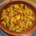 El cooksnap de Gemma Pérez Jurado cuando hizo Coliflor especiada al horno.