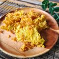 Cooksnap FZ Adzlin semasa beliau membuat Ubi Keladi Goreng Rangup.