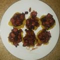 El cooksnap de Lupe Y. H. cuando hizo Patacones con pulpo a la criolla.
