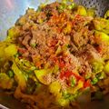Seema gupta का कुकस्नैप जब उन्होंने आलू मटर पत्ता गोभी की सब्जी (aloo matar patta gobhi ki sabzi recipe in Hindi) बनाया था।
