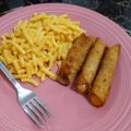 El cooksnap de Lucia Perez cuando hizo Rollitos de jamón con queso amarillo empanizados.