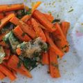 Strata Al.'s cooksnap of when they made Σπιτικά πατατάκια καρότου.
