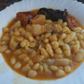 El cooksnap de La Cocina De Luchi cuando hizo Fabada Asturiana.
