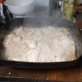 El cooksnap de Adriana Loyarte cuando hizo Pechuga a la crema.