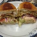 Mahreen Rauf 's cooksnap of when they made Shami burger.