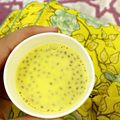 صورة من ريم الخروصي، شاركها بعد تجربة وصفة شوربة حب الرشاد(الحبة الحمراء) بالكاسترد..