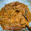 Cooksnap Dapur Biru semasa beliau membuat Rendang Arnab.