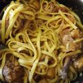 El cooksnap de MIKYRO cuando hizo Tallarin de Pollo.