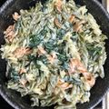 El cooksnap de Lidia CG cuando hizo Pasta con espinacas.