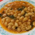 El cooksnap de La Cocina de Daniel cuando hizo Sopa Minestrone con garbanzos y caldo de pollo.