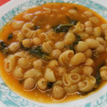 El cooksnap de La Cocina de Daniel cuando hizo Sopa Minestrone con garbanzos y caldo de pollo.