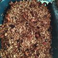 El cooksnap de Claudia Corrales cuando hizo Granola energética.