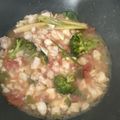 Cooksnap dari Hazelmommy untuk resep Mpasi 1+ Sup Tomat Ikan Dori Bening