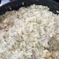 El cooksnap de Man In Black cuando hizo Risotto de espárragos y panceta curada.