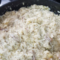 El cooksnap de Man In Black cuando hizo Risotto de espárragos y panceta curada.