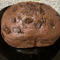 El cooksnap de etifadda cuando hizo Budín de chocolate en panificadora Atma.